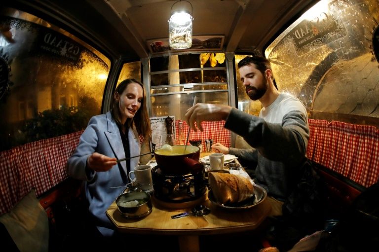 Swiss appear to be eating more fondue at home as a result of the pandemic. Photo: AFP