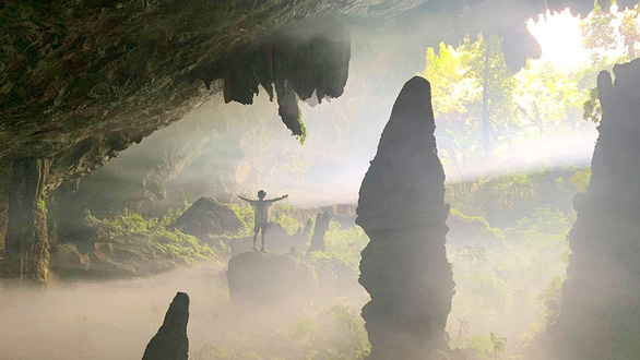 A cave in Ban Muong village is seen in this photo. Photo: Kim Cuong / Tuoi Tre