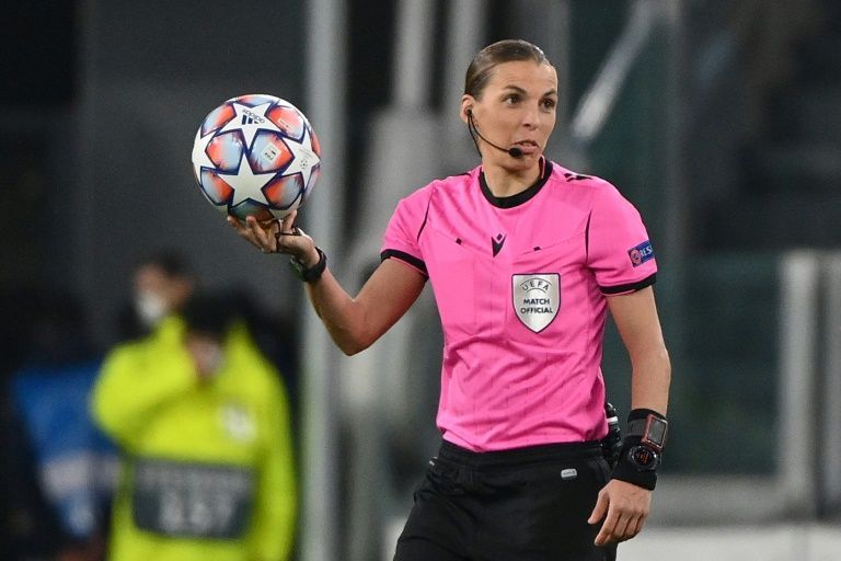 Frappart makes refereeing history as Juve beat Dynamo Kiev in Champions League