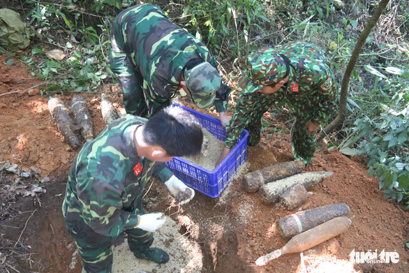 Two tons of unexploded ordnance detected in Vietnam
