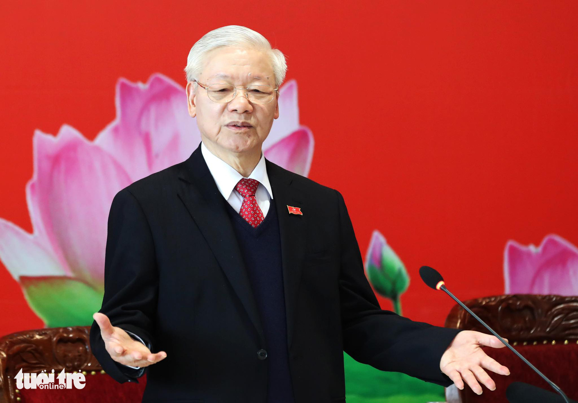 Vietnamese Party chief on re-election following conclusion of 13th National Congress