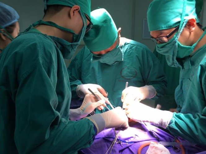 Infant undergoes surgery to remove parasitic fetus growing inside her in Ho Chi Minh City