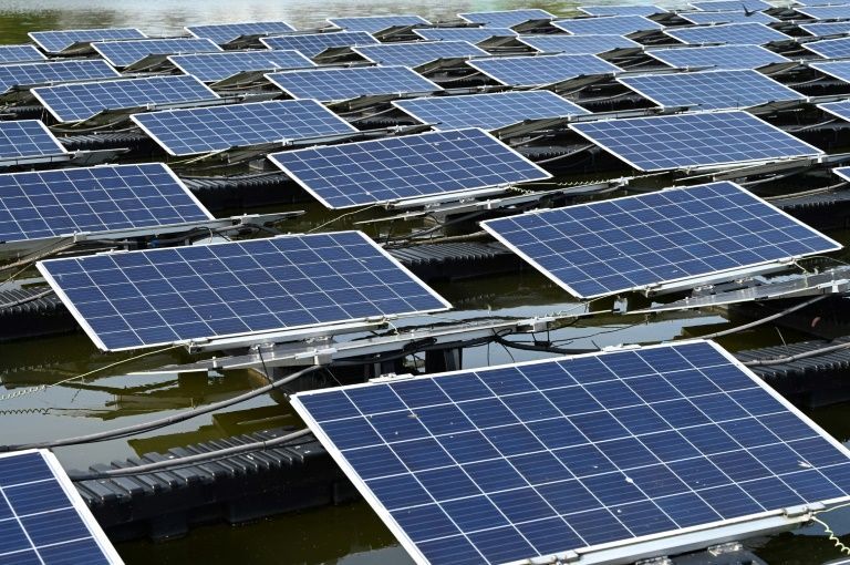 Space-starved Singapore builds floating solar farms in climate fight