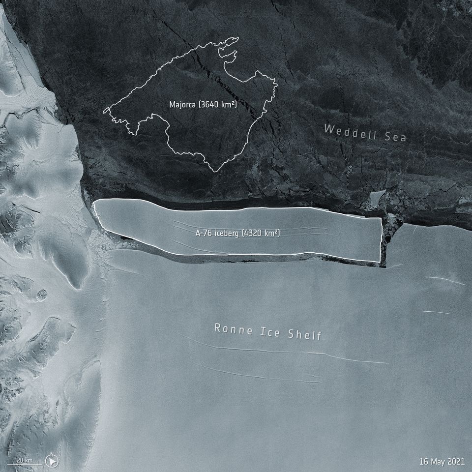 Antarctica gives birth to world’s largest iceberg