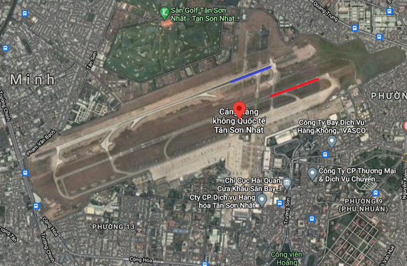 Plane changes takeoff runway at Vietnam airport due to bird occupancy