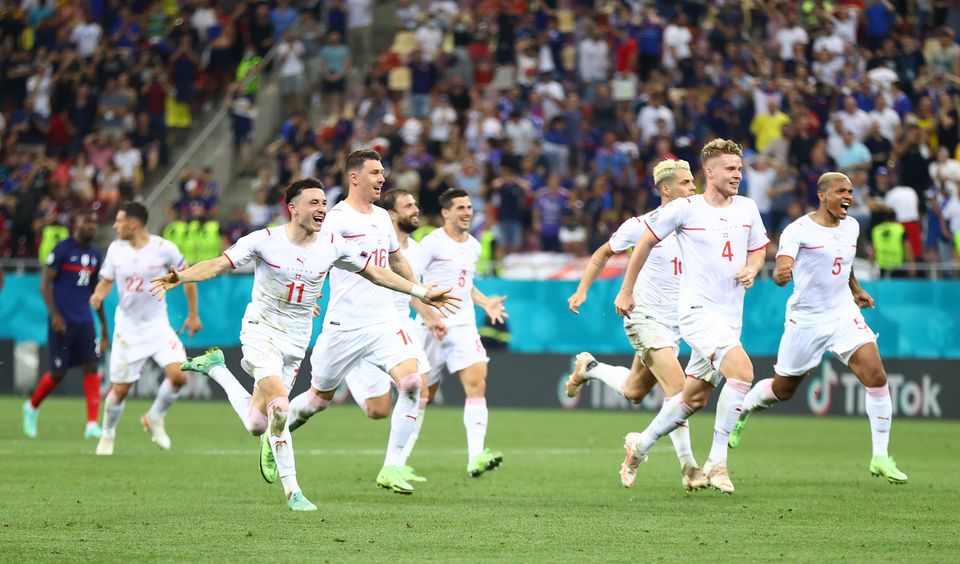 Swiss beat France on penalties to reach Euro 2020 last eight