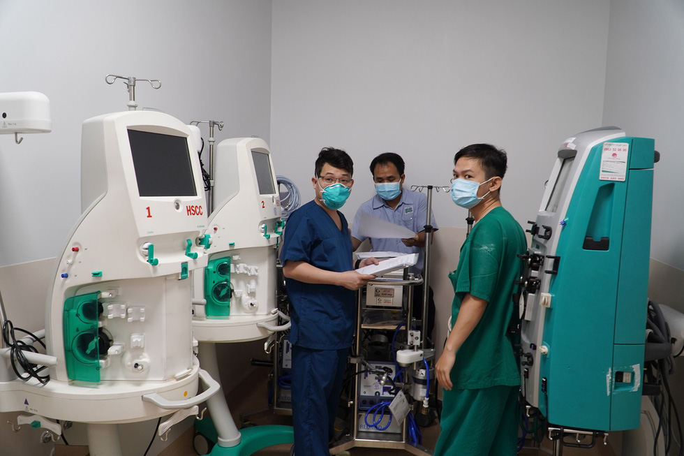 This image shows medical equipment at the Emergency Resuscitation Hospital in Ho Chi Minh City. Photo: An My / Tuoi Tre