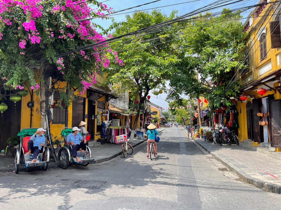 This file image shows a small street in Hoi An, Quang Nam Province, Vietnam. Photo: Nguyen Son Thuy