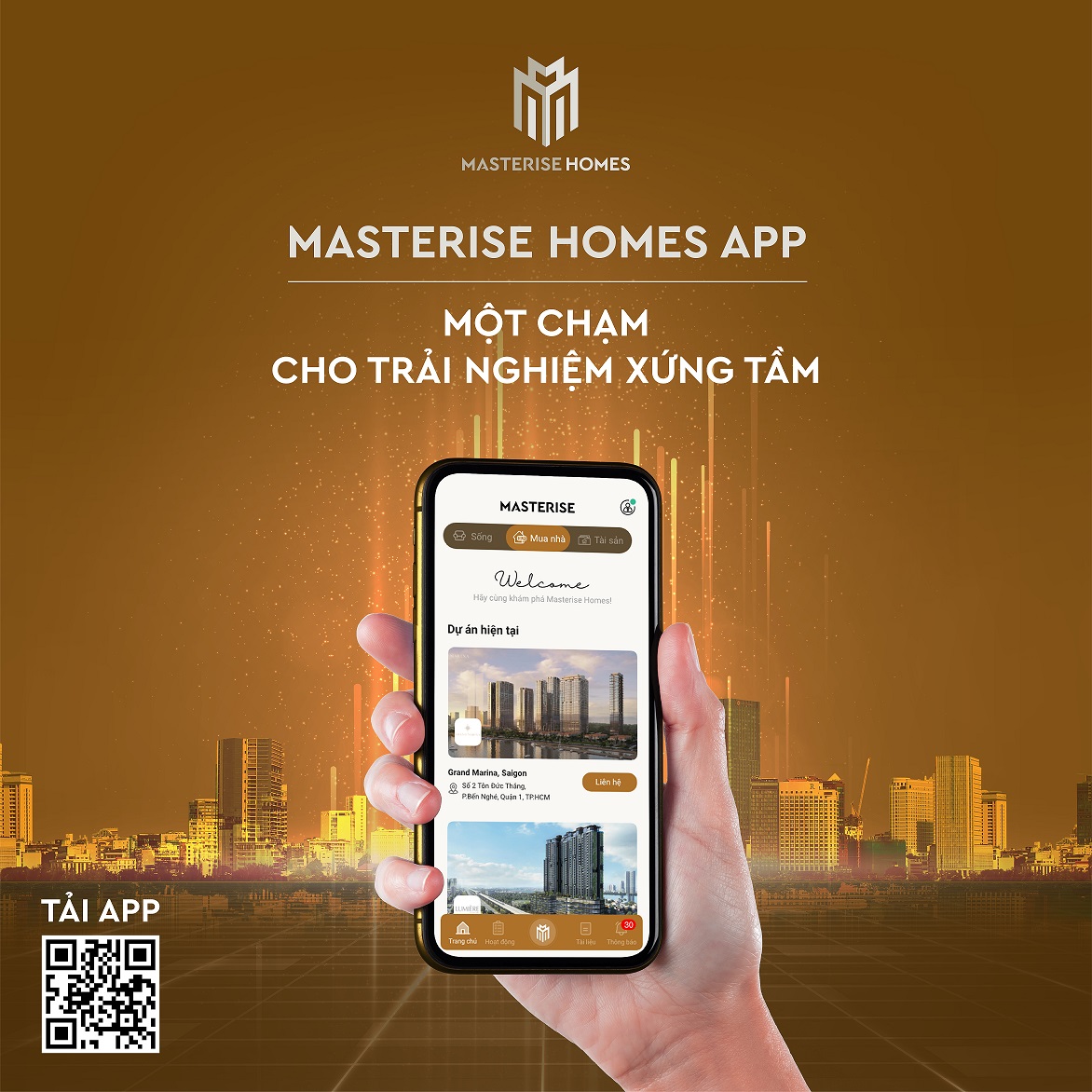 Masterise Homes launches a smart app that changes the way purchasers buy their new homes.
