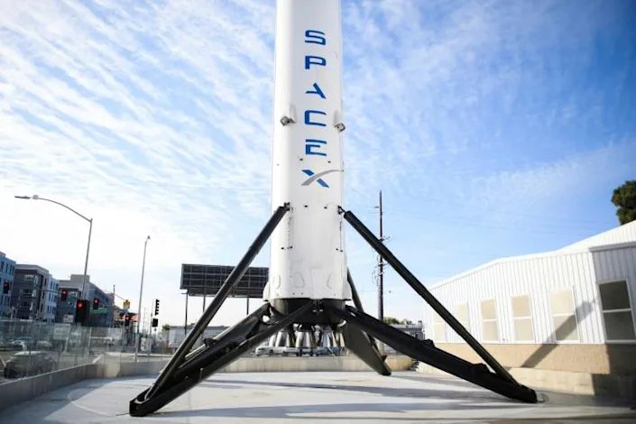 Elon Musk's company is set to launch four people into space Wednesday, on a three-day mission that is the first to orbit the Earth with exclusively private citizens. Photo: AFP