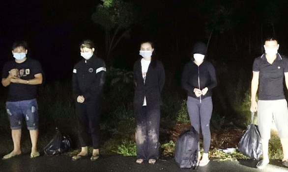 In southern province, eight border jumpers nabbed en route to Cambodia