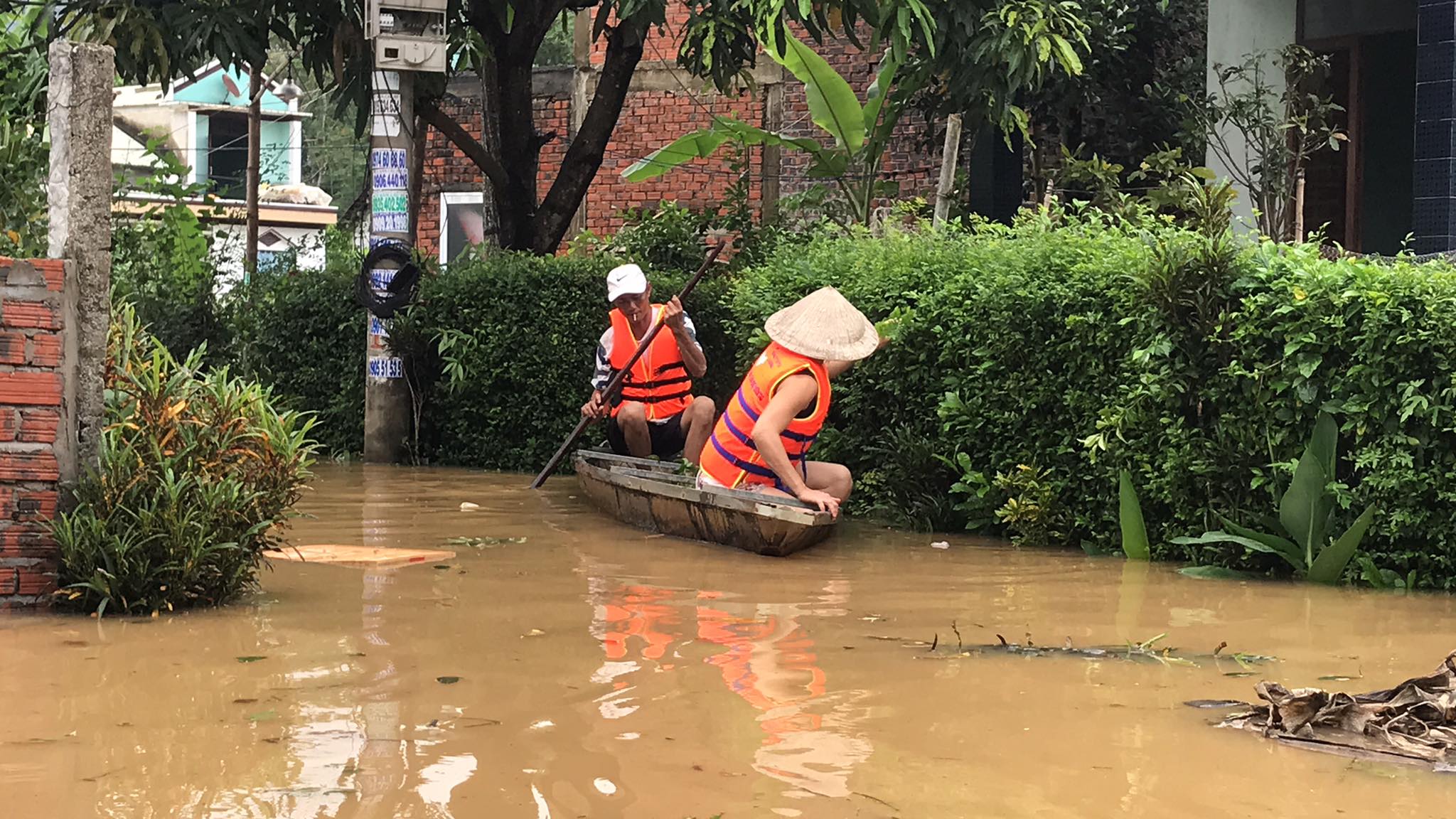 At least five missing as torrential rains trigger raging floods in central Vietnam