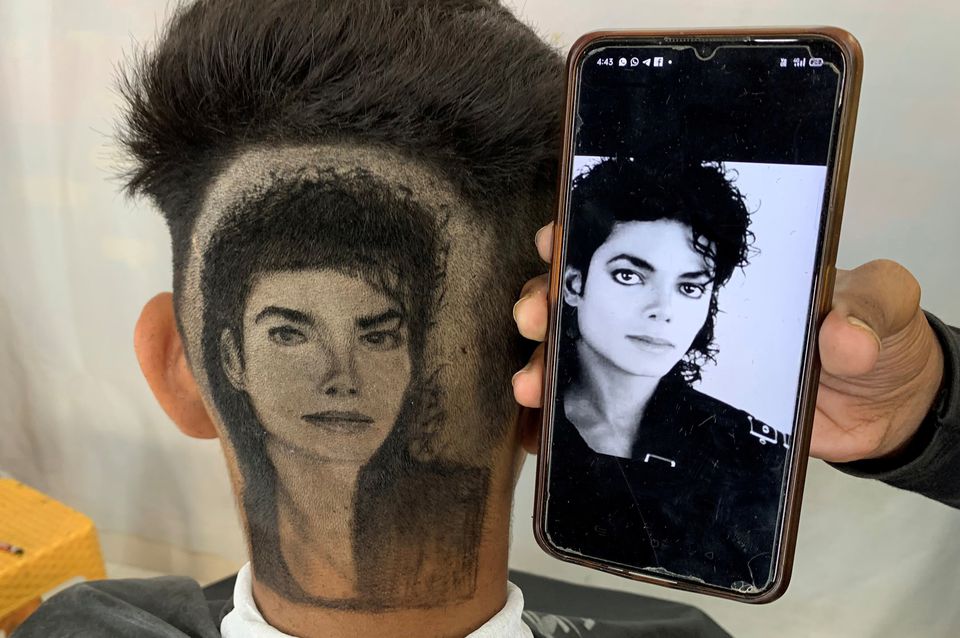 Indian barber siblings turn heads into canvasses by giving unusual haircuts
