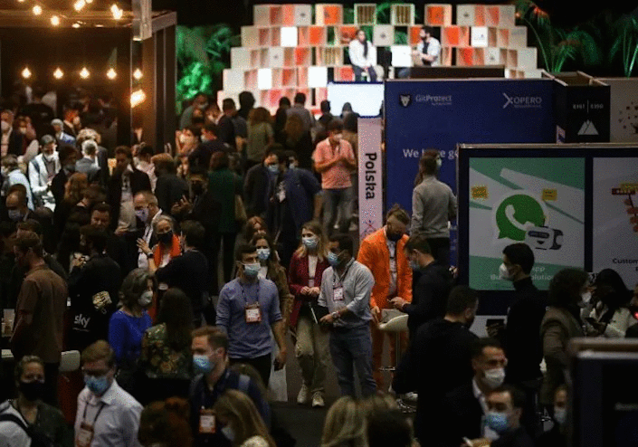 Not all startups at Web Summit were focused on physical health, with a growing number of e-counselling companies offering video sessions with mental health therapists. Photo: AFP