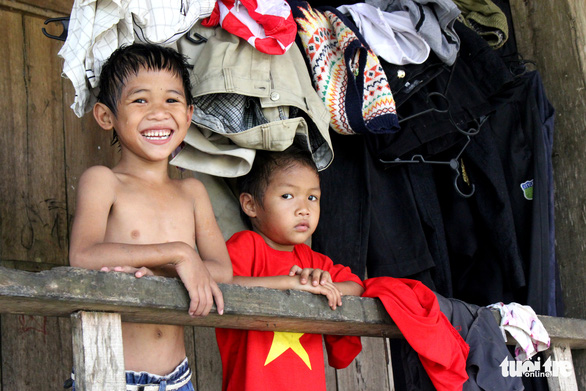 Children of Chut families have made it to formal education. Photo: Le Minh / Tuoi Tre