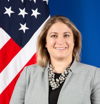 Kate Bartlett in a photo provided by the U.S. Embassy in Hanoi.