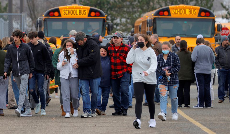 Three students shot dead, eight people wounded at Michigan high school; suspect arrested