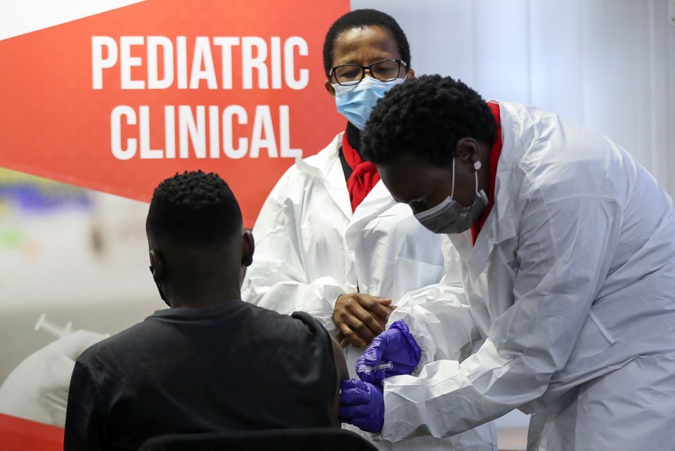 S.African official says children sick with COVID-19 have mild infections
