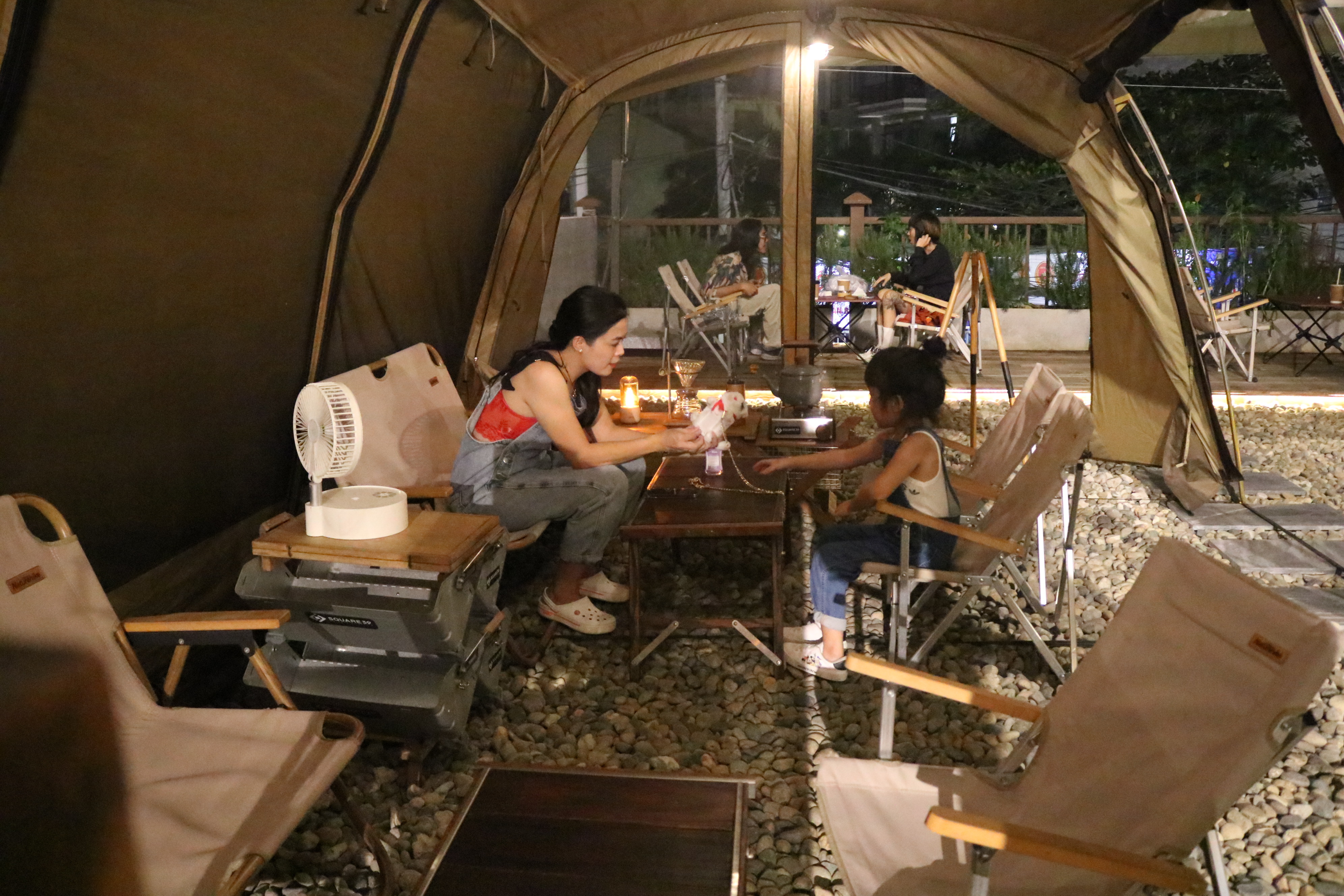 Ho Chi Minh City café brings chill camping vibes