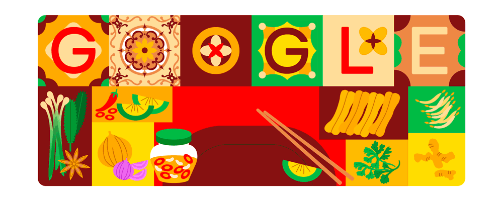 Google Doodle celebrates Vietnamese pho on December 12, 2021.