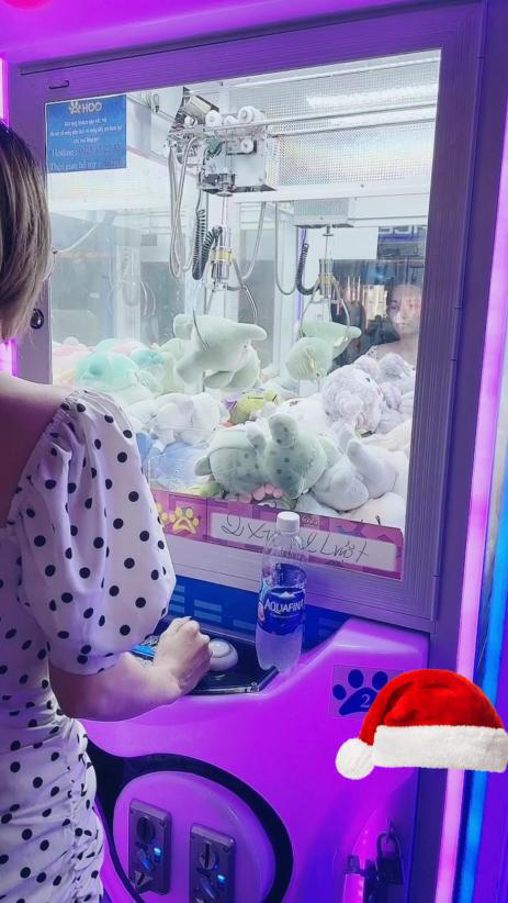 Le Nhu has a special passion for playing crane games though she does not like stuffed animals. Supplied photo.