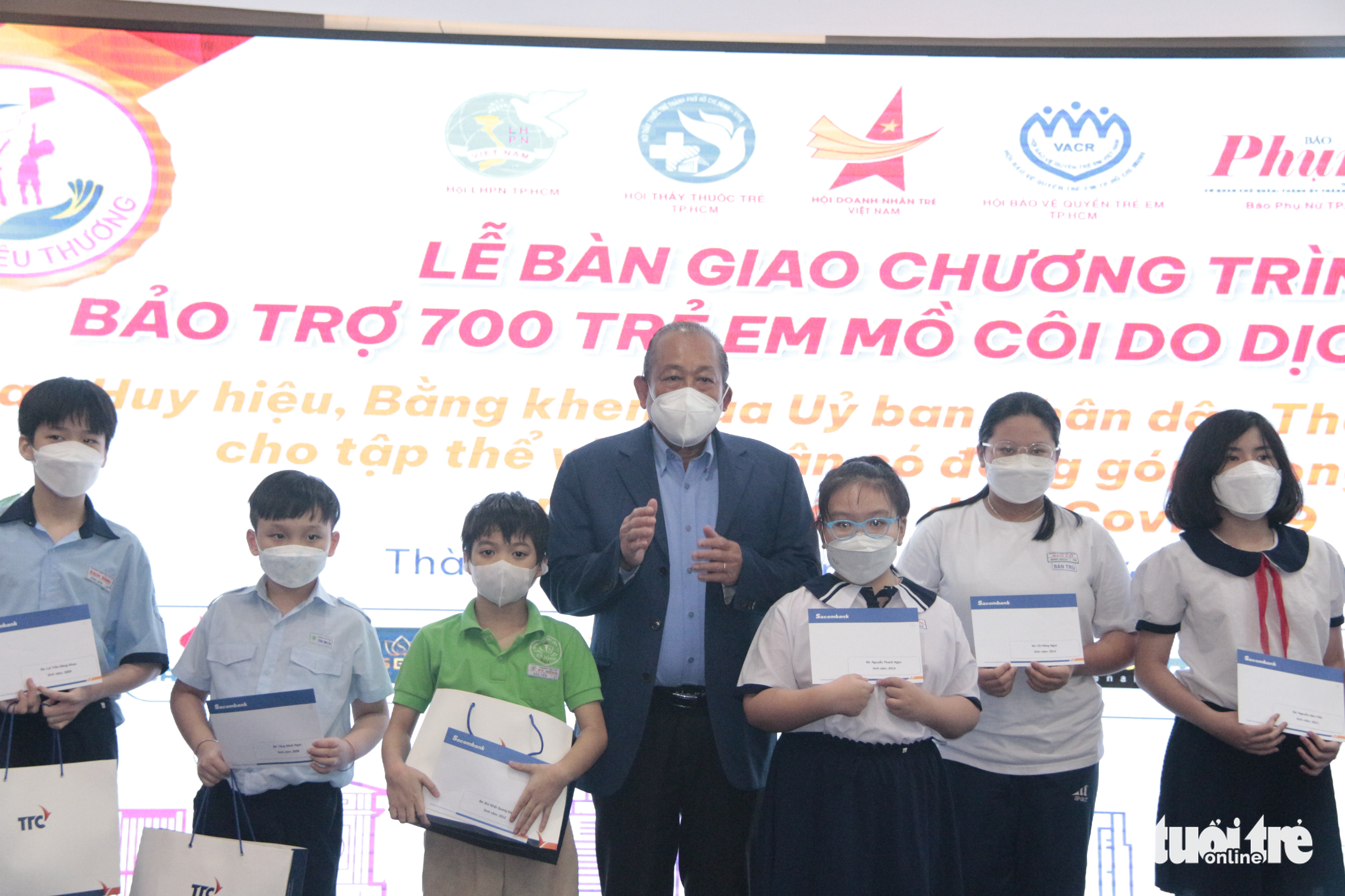 Vietnam Young Entrepreneurs Association provides $4.3mn sponsorship for 682 children orphaned by COVID-19