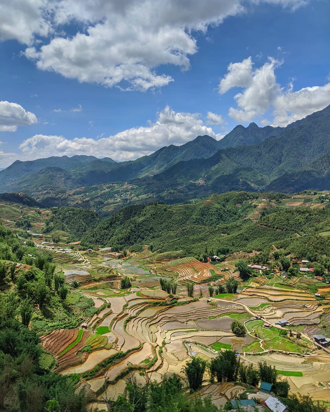 The rice terraces in Mu Cang Chai are seen in a photo captured by Katie Lockhart.