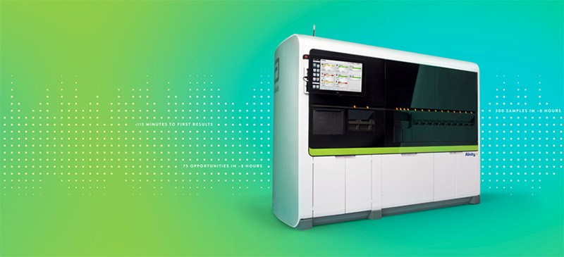 Abbott’s Alinity m system is a fully integrated and automated molecular diagnostics analyzer which utilizes real-time PCR technology.