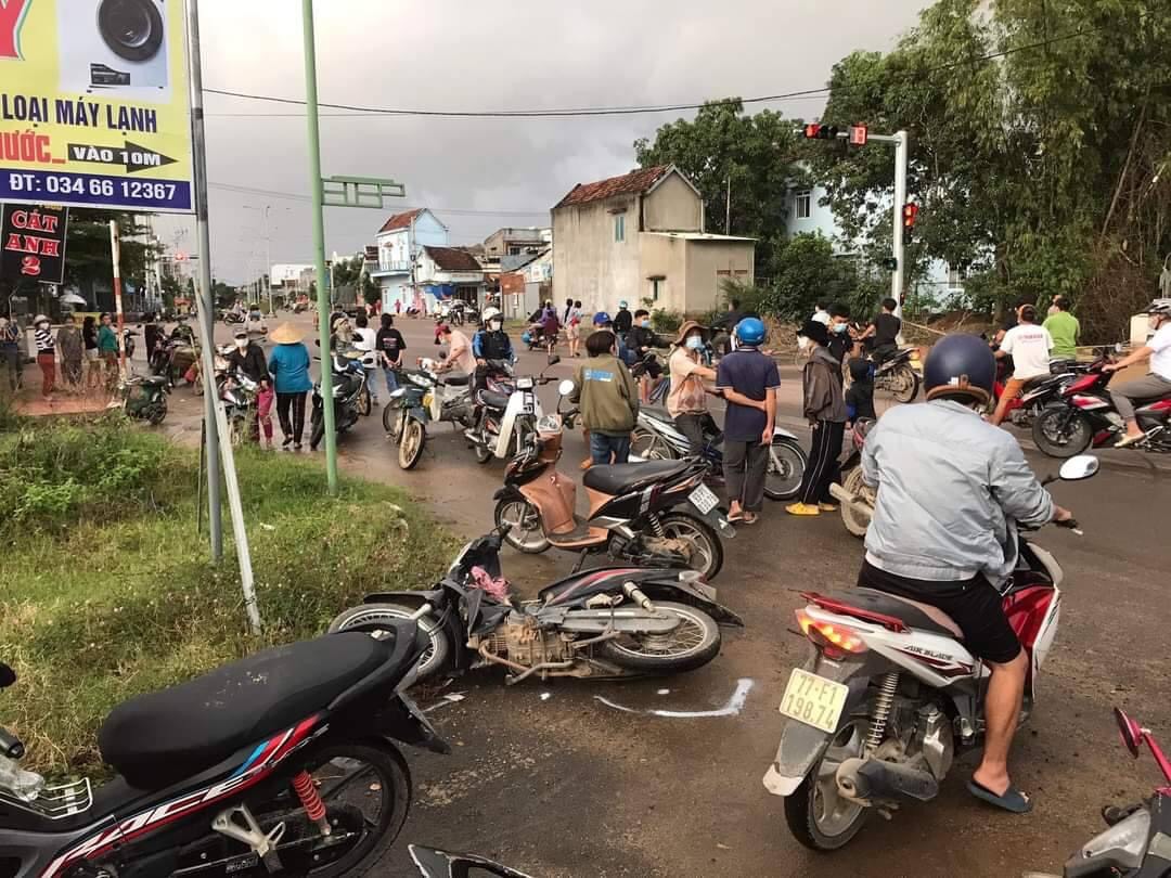 One dead, 18 injured as tractor-trailer plows through motorbikes in Vietnam