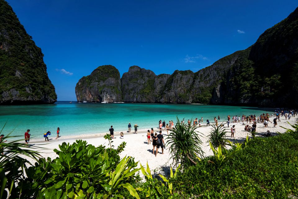 Thailand allows visitors back to beach made famous by movie