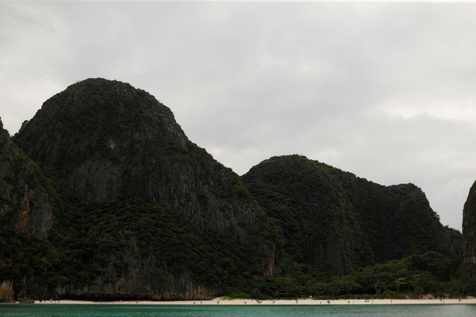 A view of Koh Phi Phi Leh where Maya Bay is located as Thailand reopens its world-famous beach after closing it for more than three years to allow its ecosystem to recover from the impact of overtourism, at Krabi province, Thailand, January 3, 2022. Photo: Reuters