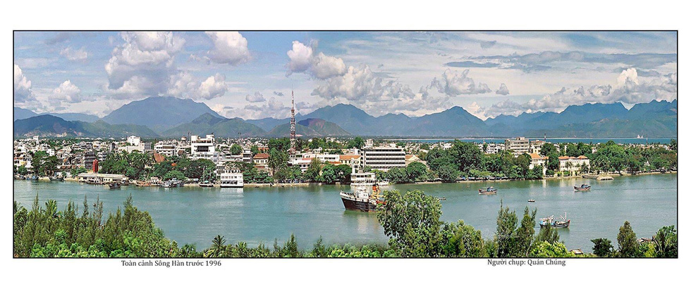 A panorama of the west side of the Han River before the city separated from Quang Nam – Da Nang province in 1997. Photo: Supplied