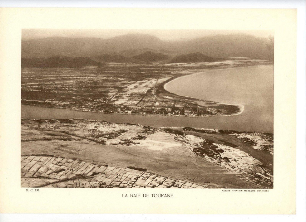 This supplied photo show a bird’s-eye view of the Han River and Da Nang Bay taken from Son Tra Mountain around the beginning of the last century.
