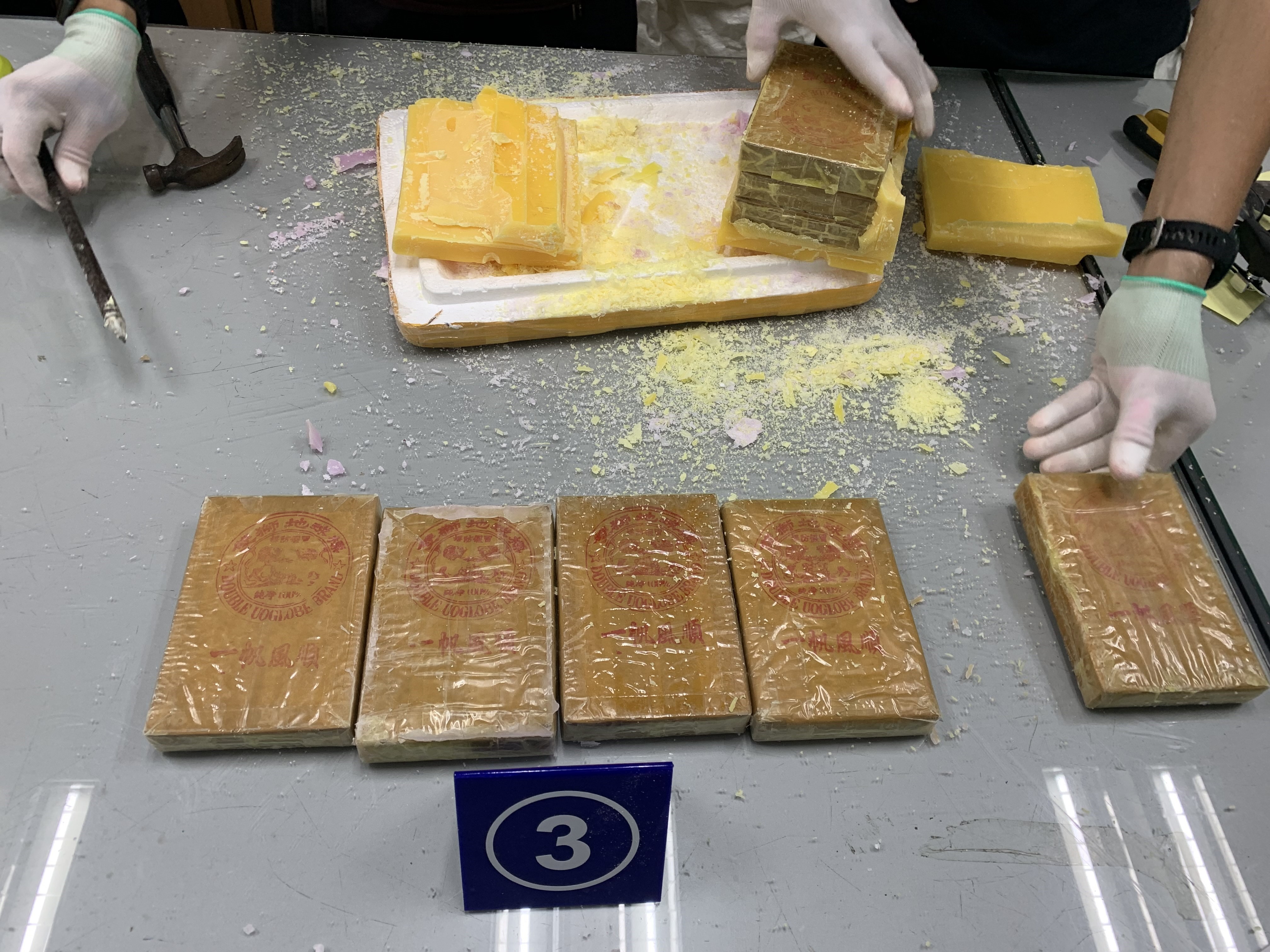 Ho Chi Minh City customs officers detect 40kg of narcotics inside consignments from abroad