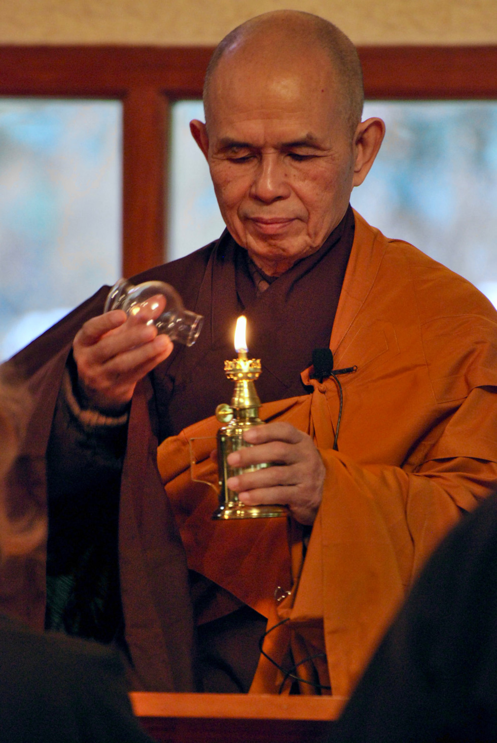 Zen buddhist monk thich nhat hanh