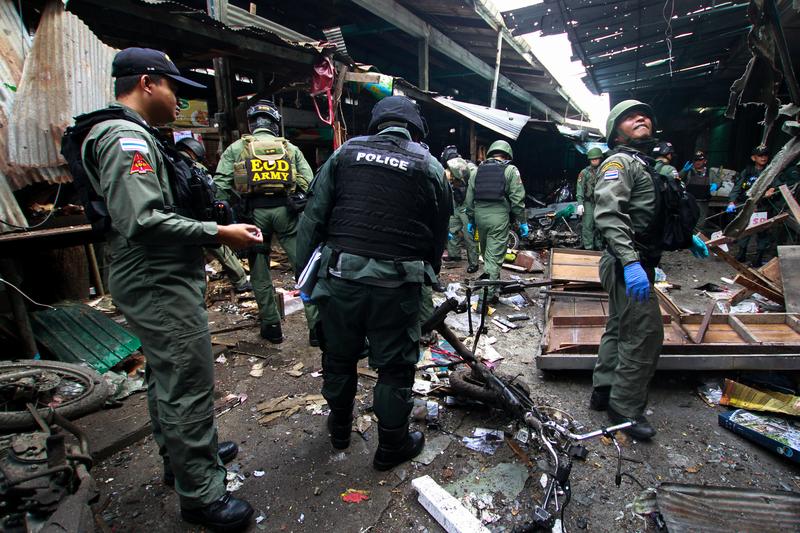 One injured in multiple bomb attacks in Thailand's deep south