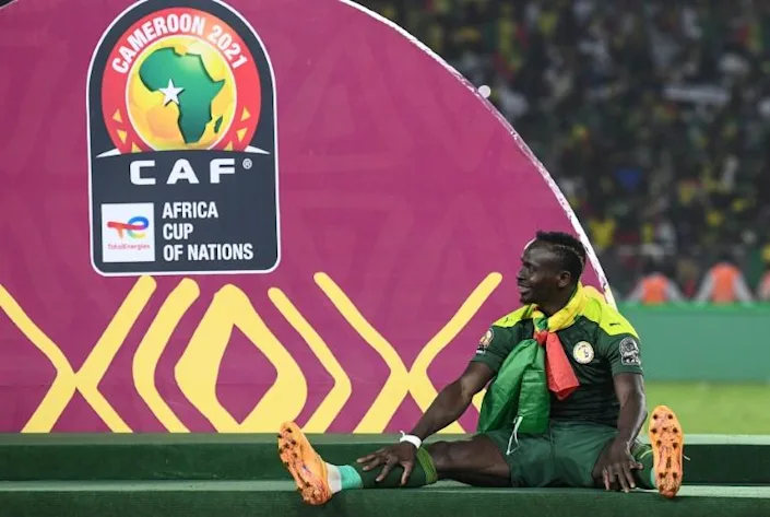 Man of the moment: Senegal forward Sadio Mane celebrates. Photo: AFP
