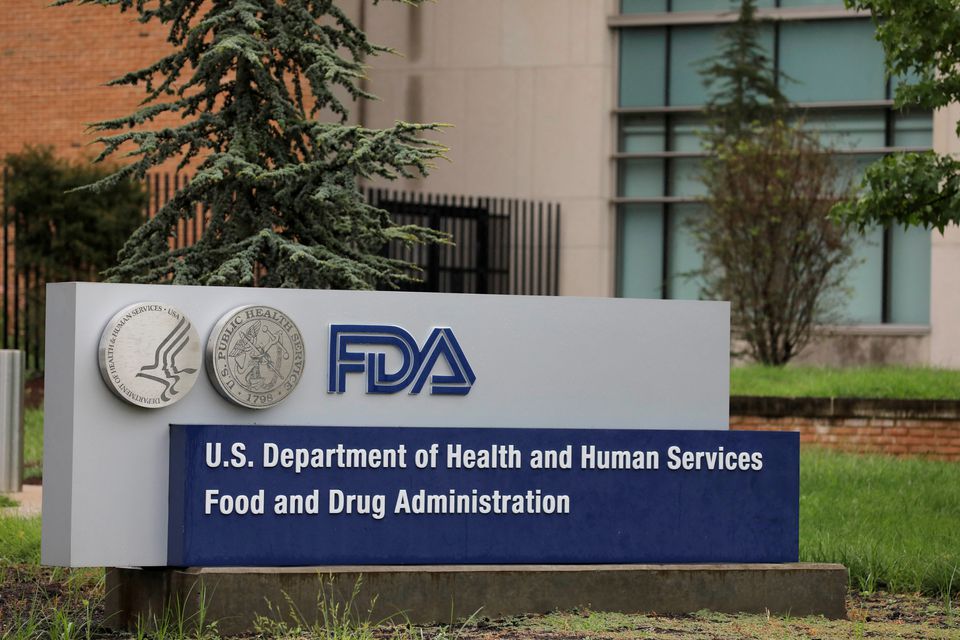 Signage is seen outside of the Food and Drug Administration (FDA) headquarters in White Oak, Maryland, U.S., August 29, 2020. Photo: Reuters
