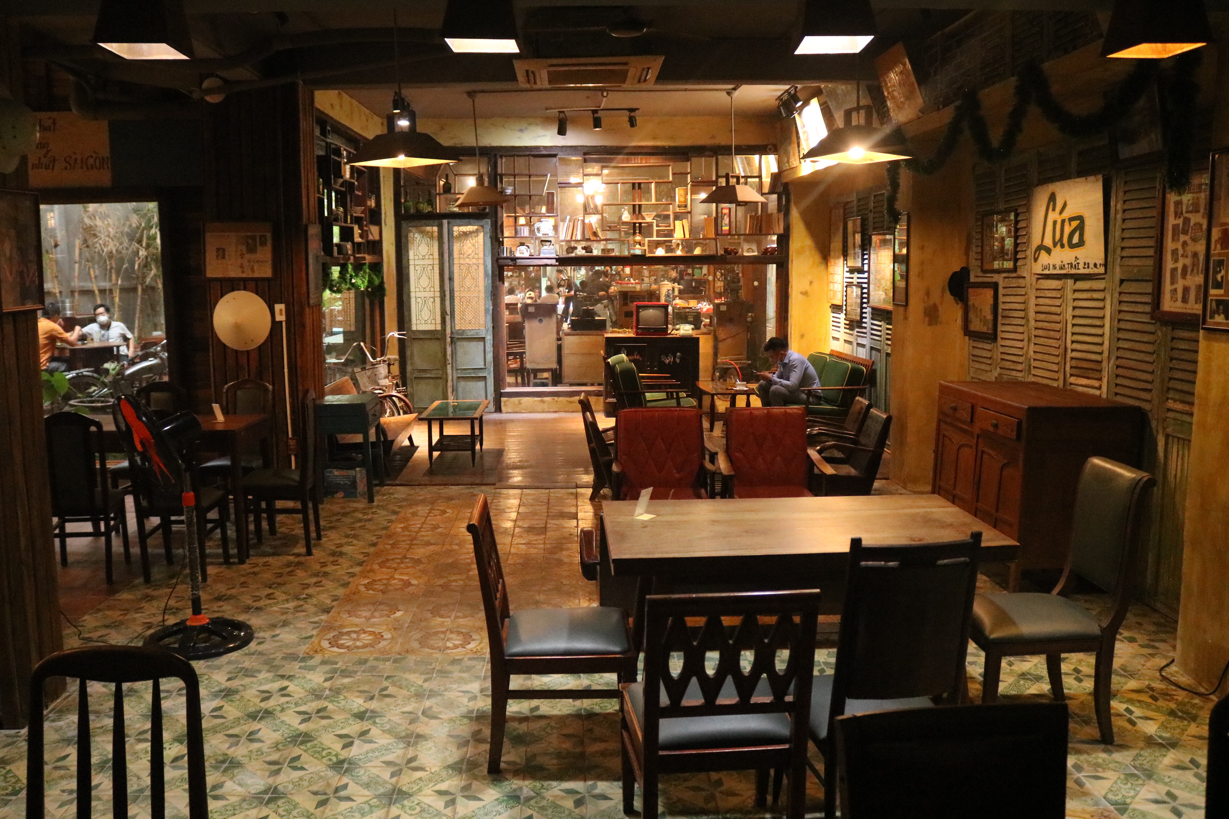 Take a trip to old Saigon at this café