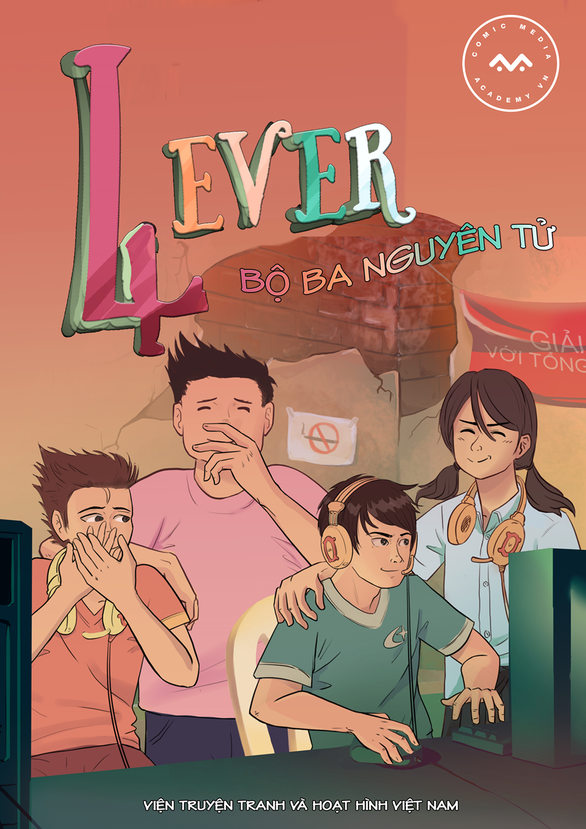 Poster of '4ever' comic book from Bo ba nguyen tu group. Photo: CMA / Handout via Tuoi Tre