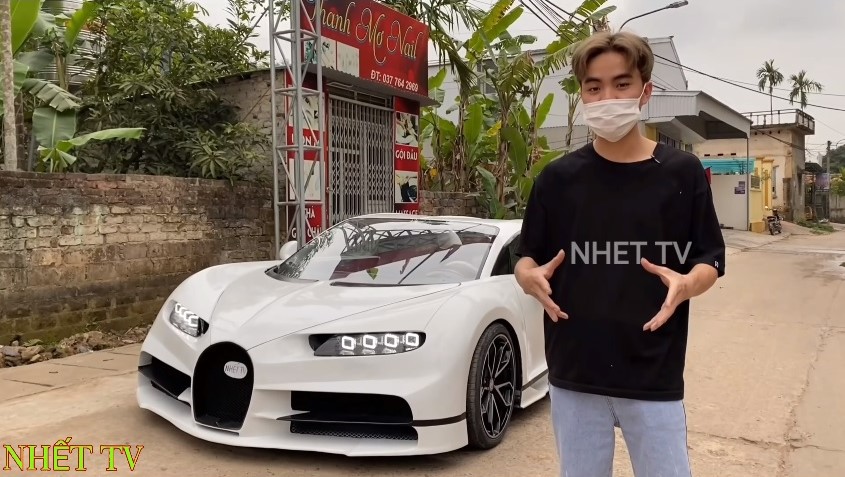 Vietnamese car enthusiasts build stunning Bugatti Chiron replica from scratch