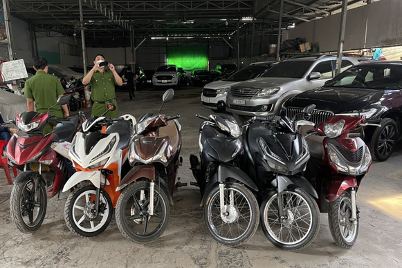 Two rings of motorbike theft, stolen vehicle resale busted in Ho Chi Minh City