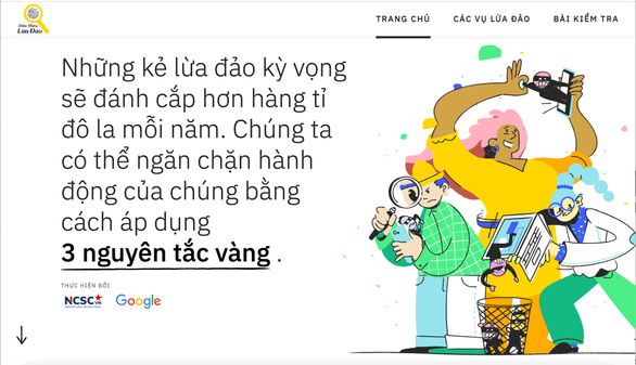 Google, Vietnamese agency launch website against cyber scams