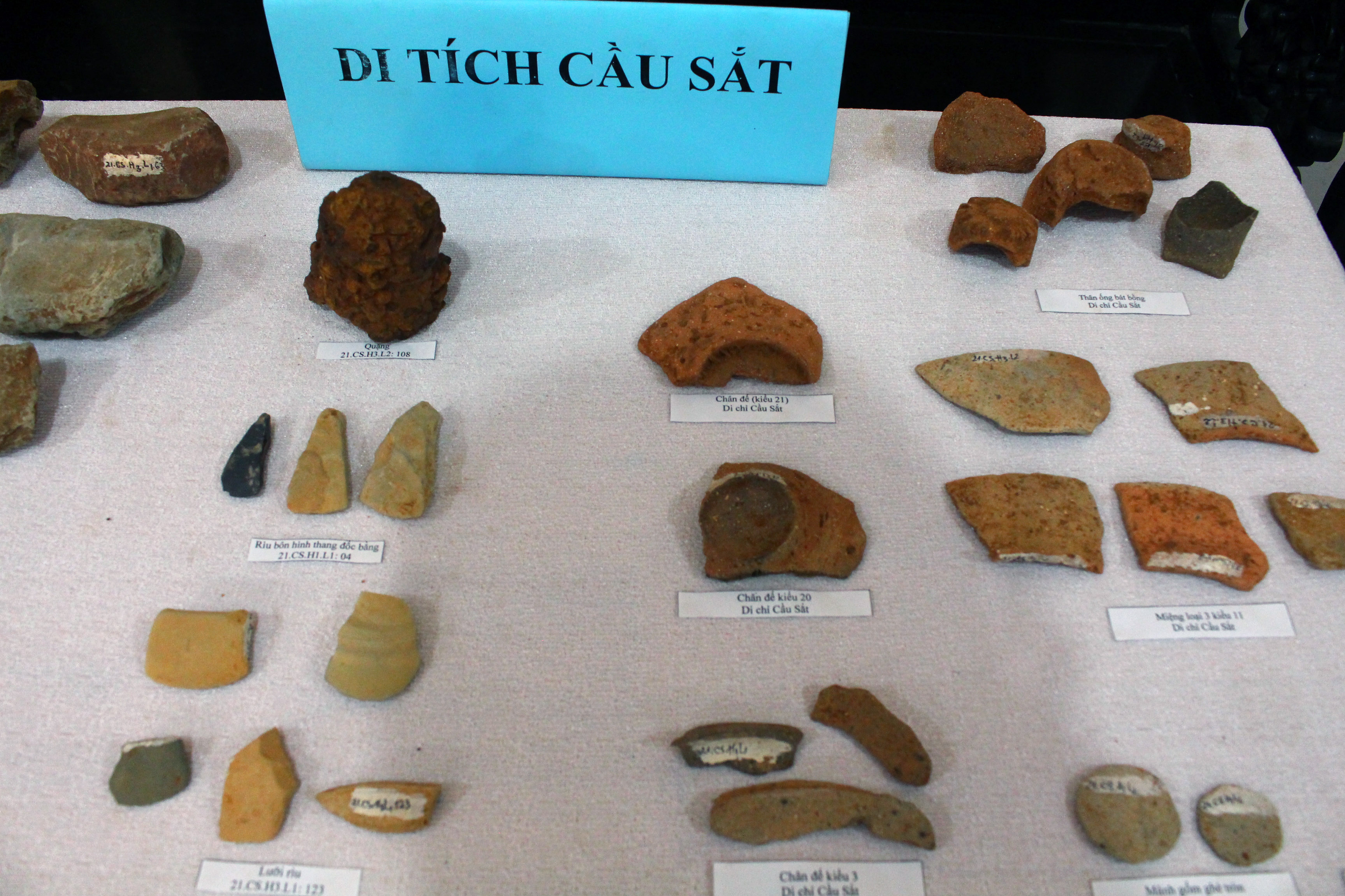 Over 6,200 artifacts dating back thousands of years on display in southern Vietnam