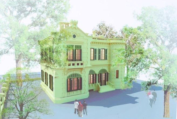 An image of the French villa after the revamp. Photo: Hanoi People’s Committee