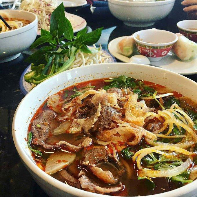 A bowl of Vietnam’s bun bo hue. Photo: Tuoi Tre