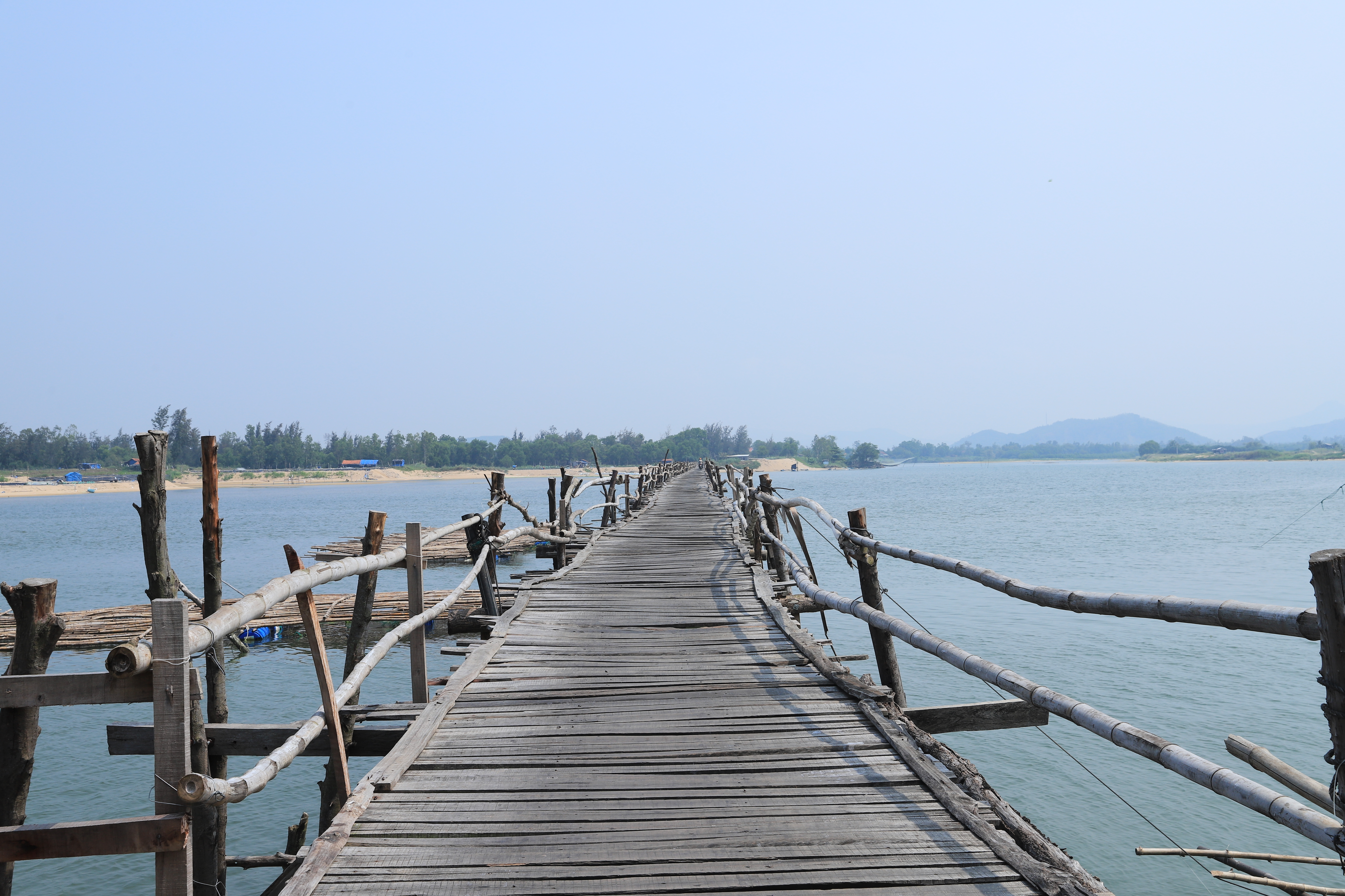 Ong Cop - Vietnam’s longest wooden bridge. in Phu Yen, Vietnam Photo: Vuong Anh