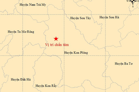 Magnitude 3.4 earthquake strikes Vietnam’s Central Highlands province