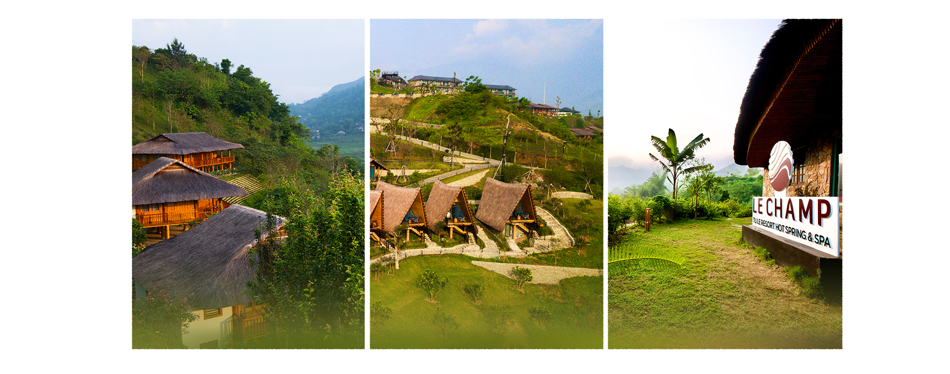 Different views of Le Champ Tu Le Resort Hot Spring & Spa in Van Chan District, Yen Bai Province, Vietnam. Photo: Nam Tran / Tuoi Tre