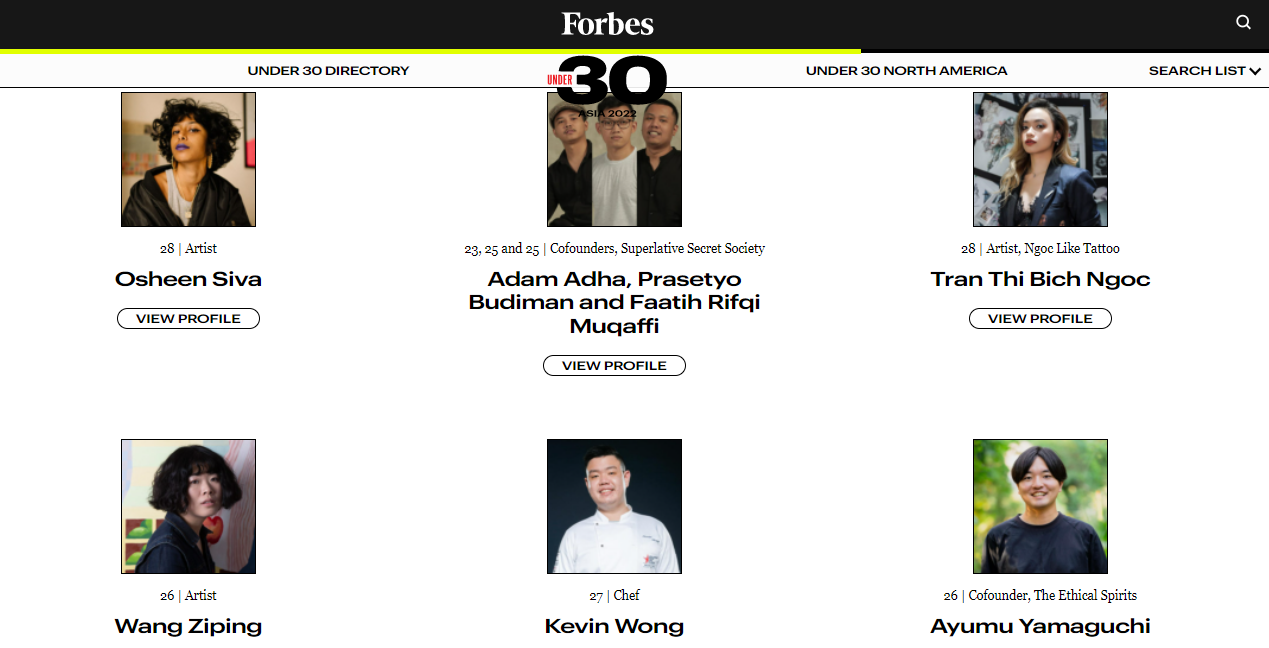 Five Vietnamese enter Forbes 30 Under 30 Asia list